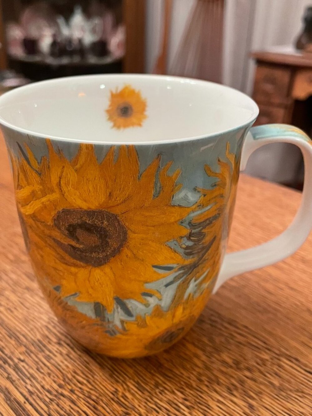 McIntosh Vincent Van Gogh Sunflowers Coffee Cup Mug 15 ounces